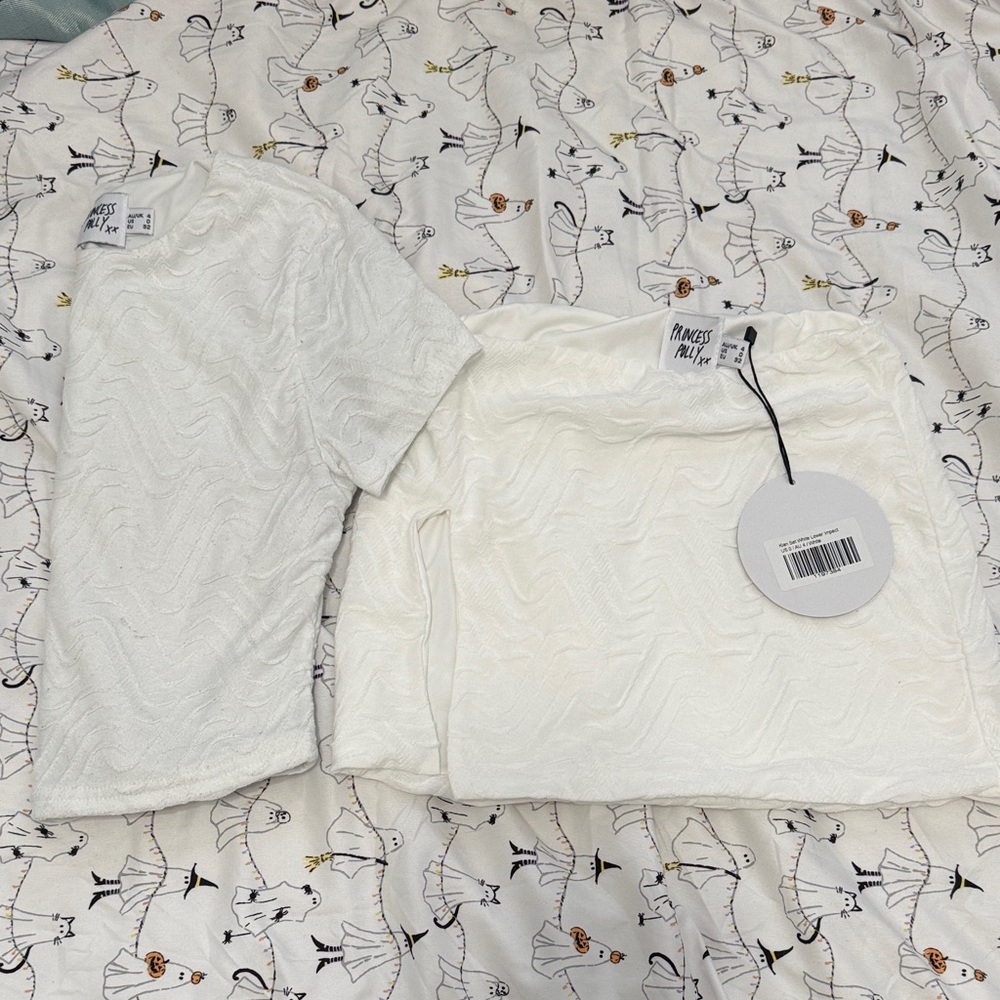 Princess Polly White Textured Set